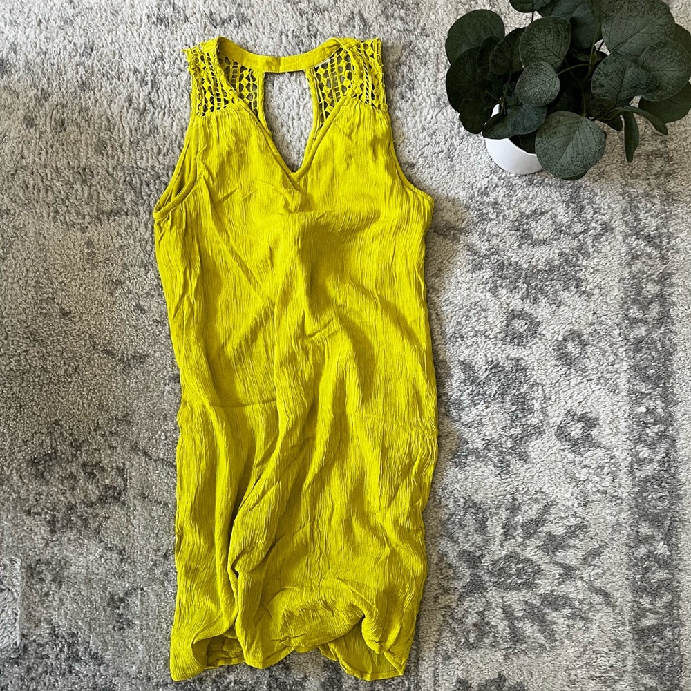 Old Navy Crochet Neck Midi Dress XS
